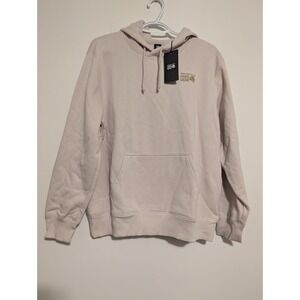 NWT! MOUNTAIN HARD WEAR Cream / Beige Fleece Hoodie Sweater Women's Size Large‎